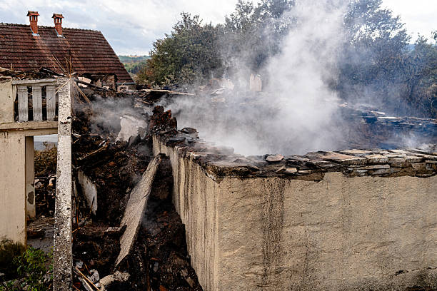 Professional Fire Damage Restoration technician working in Gwynedd Valley, PA
